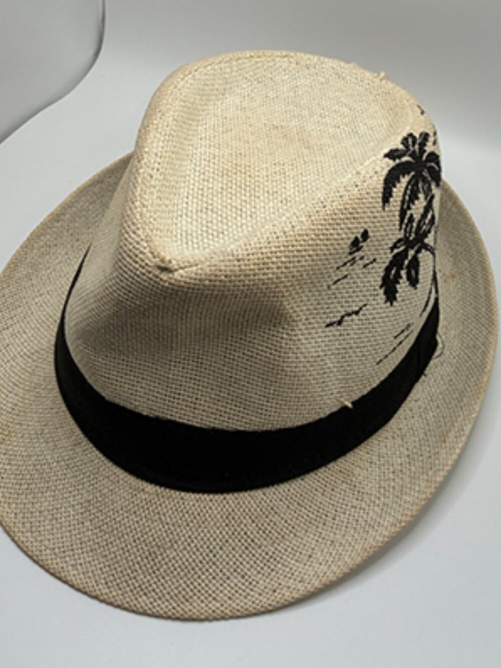 Tropical straw hat